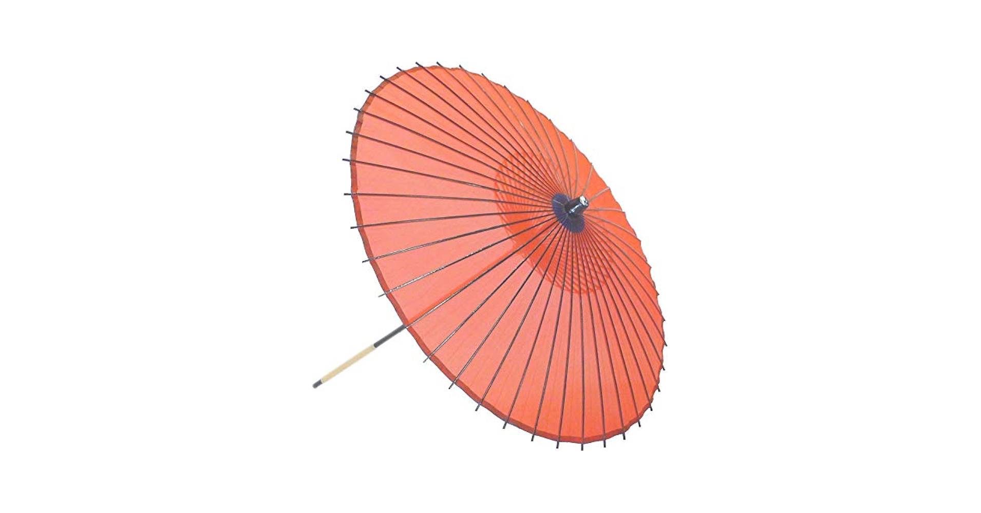 最終値下げ。希少　絹傘　2本継ぎ　和傘 継柄 踊り傘　赤 さらに最終値下げ。希少 絹傘 2本継ぎ 和傘 継柄 踊り傘 赤